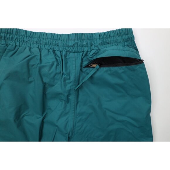 Vintage 90s Gander Mountain Mens M - XL Tall Waterproof Wide Leg Rain Pants USA - Picture 15 of 15